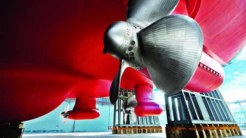 Podded propulsion Azipods Arc7class LNG carrier